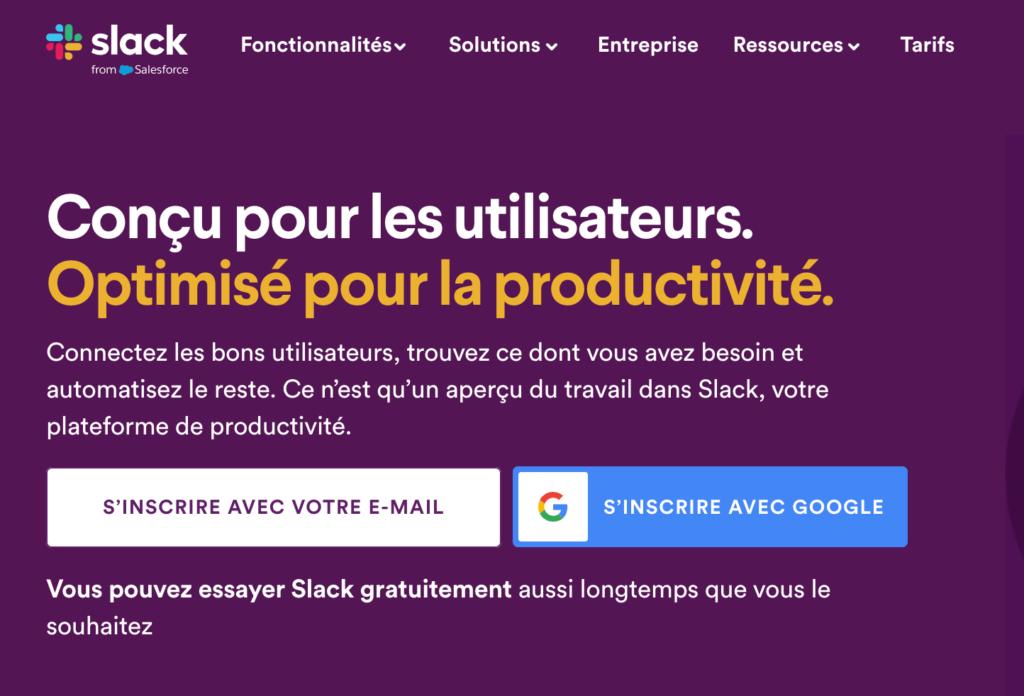 Outil Slack pour sa content factory. 