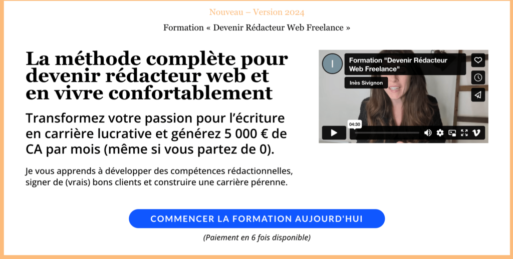 Devenir rédacteur Web Freelance 