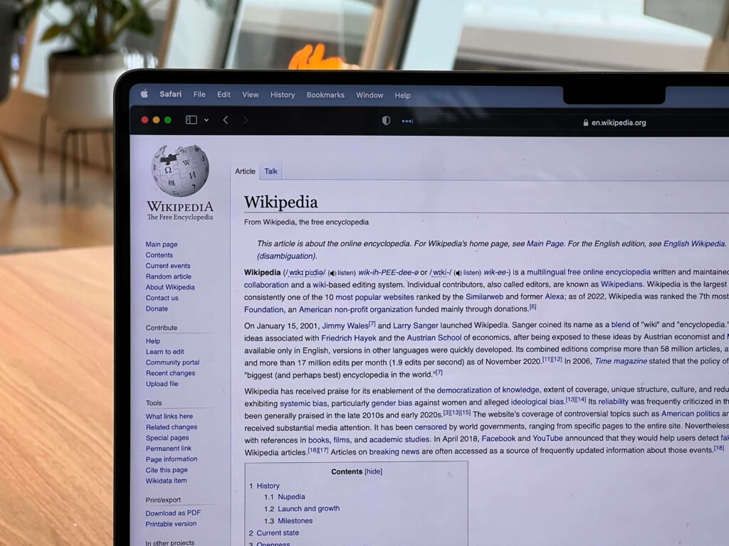 Page Wikipédia d'un film
